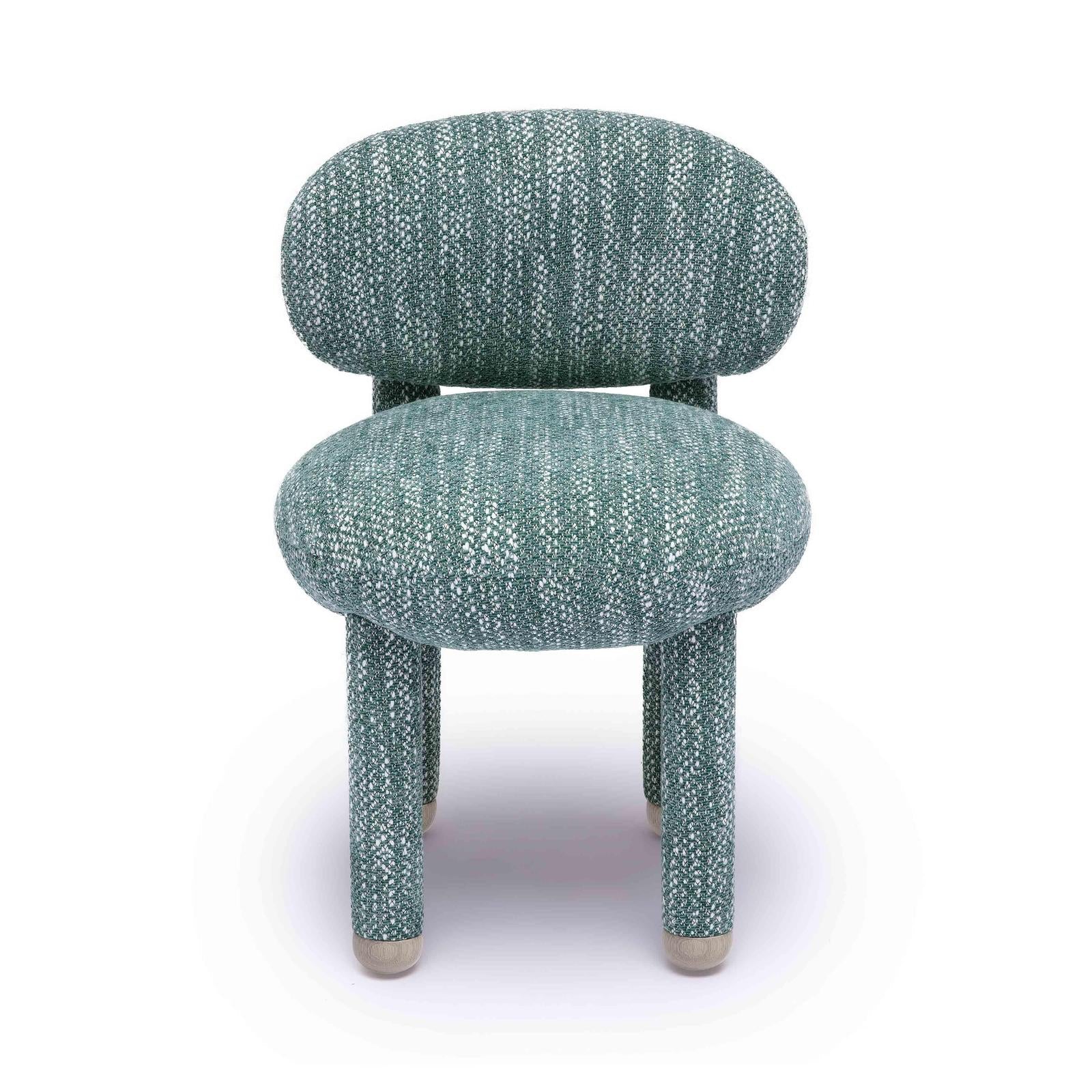 TOV Furniture Manu Nubby Performance Fabric Side Chair