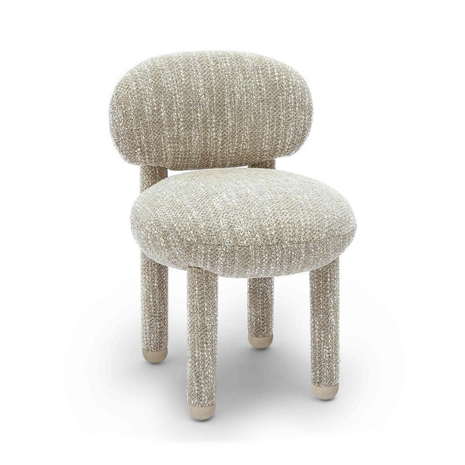 TOV Furniture Manu Nubby Performance Fabric Side Chair
