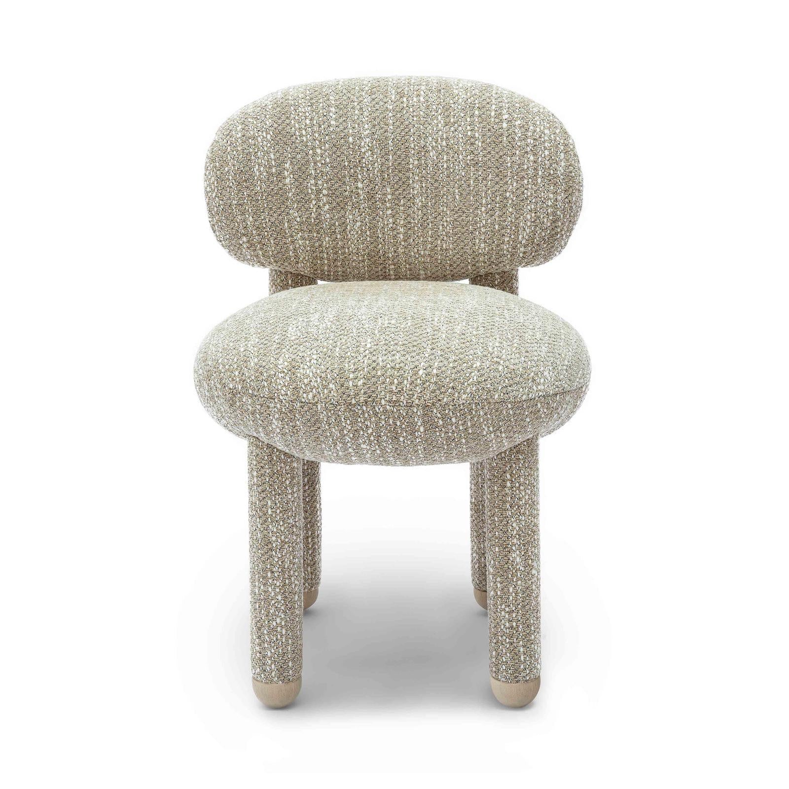 TOV Furniture Manu Nubby Performance Fabric Side Chair