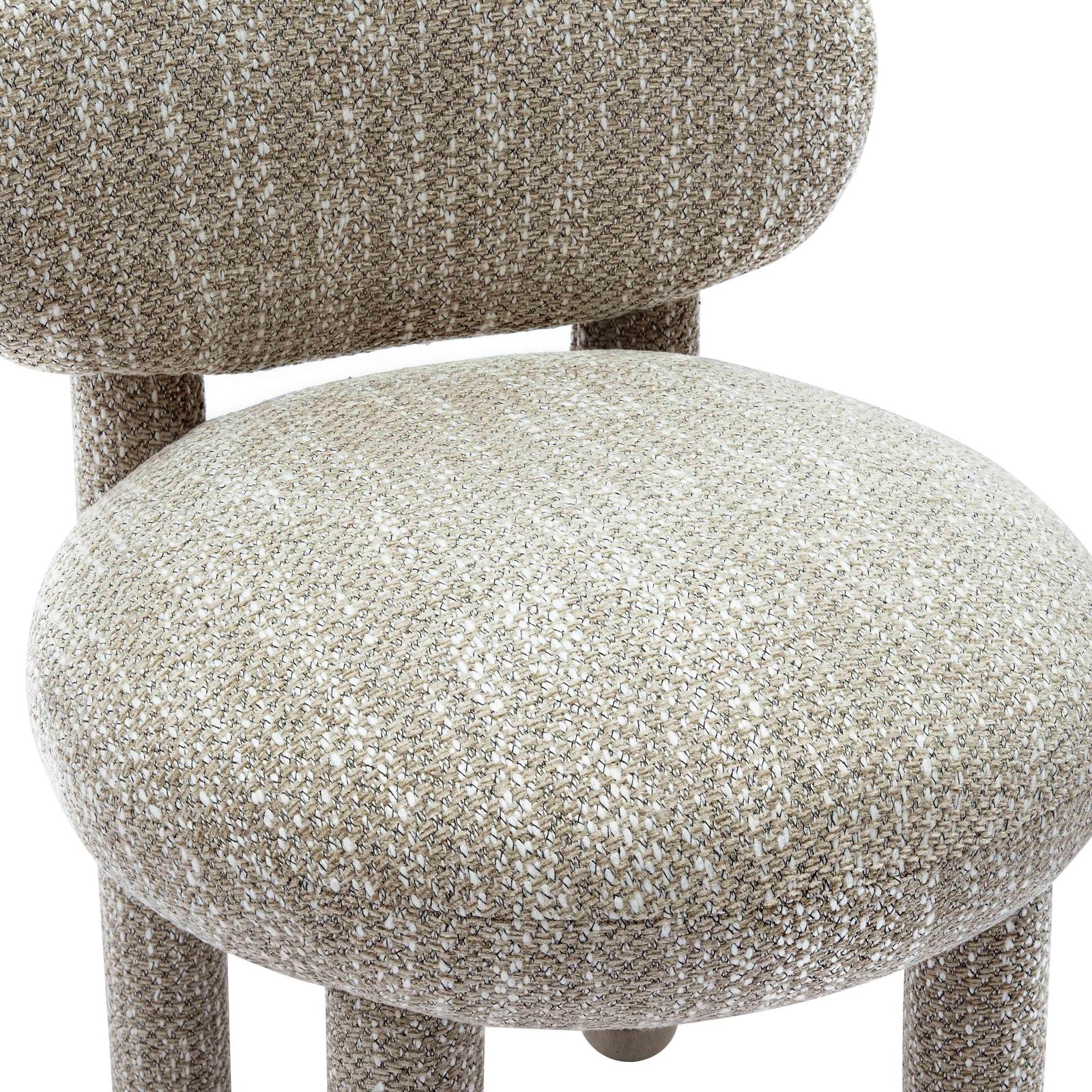 TOV Furniture Manu Nubby Performance Fabric Side Chair