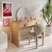 TOV Furniture Manu Nubby Performance Fabric Side Chair