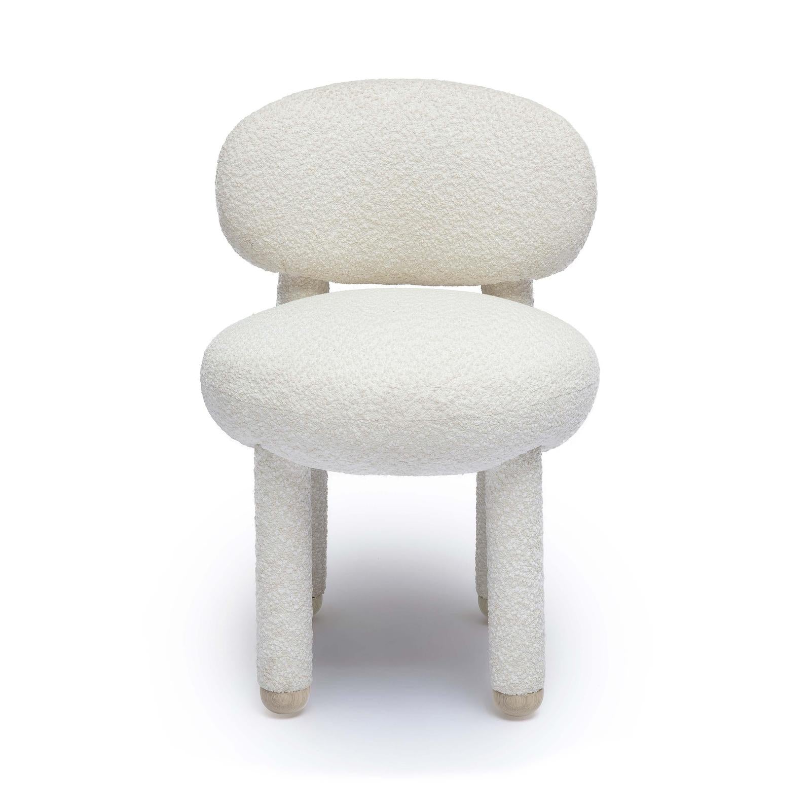 TOV Furniture Manu Nubby Performance Fabric Side Chair