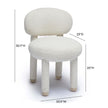 TOV Furniture Manu Nubby Performance Fabric Side Chair