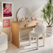 TOV Furniture Manu Nubby Performance Fabric Side Chair