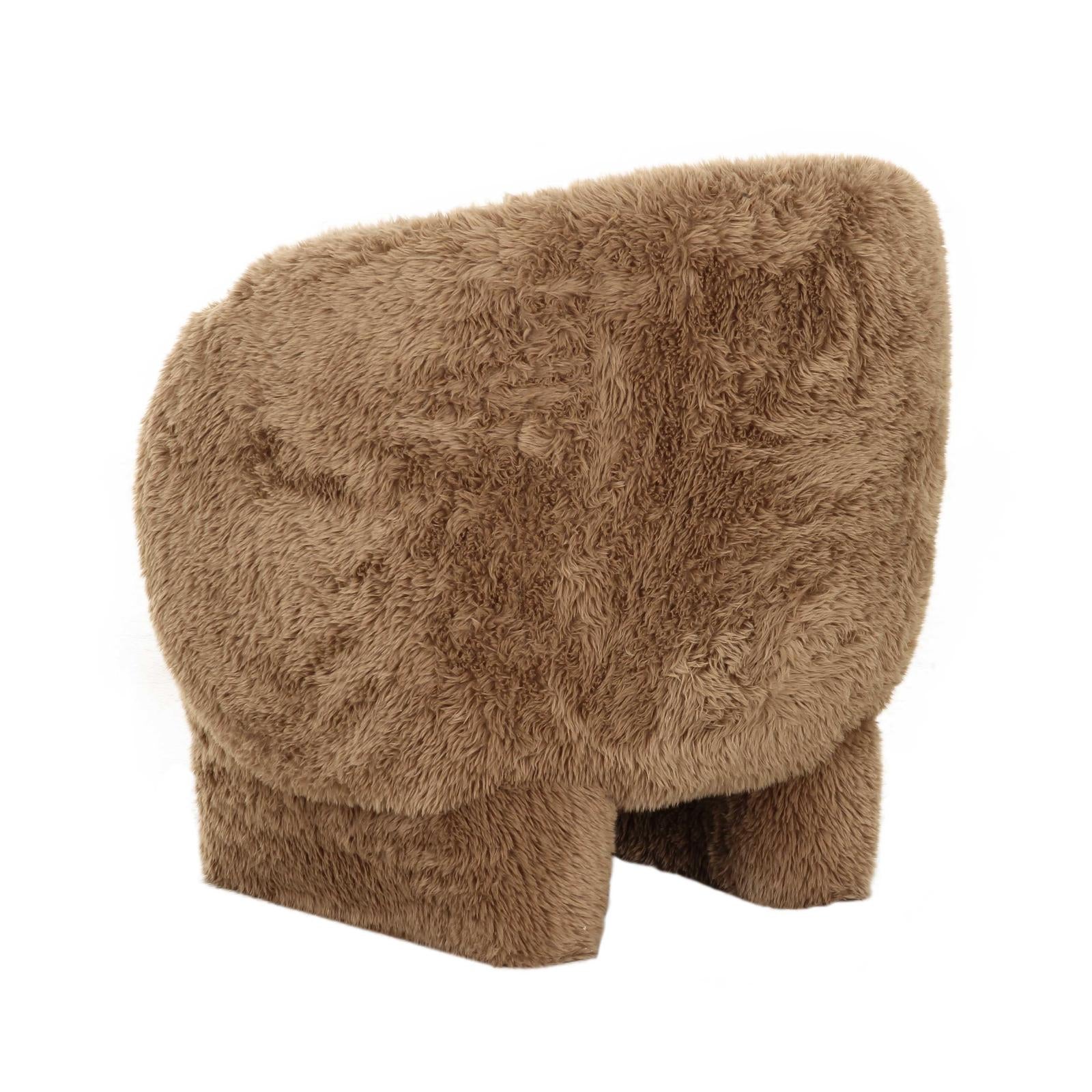TOV Furniture Kiki Vegan Shearling Accent Chair