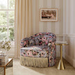 TOV Furniture Pamela Spring Floral Print Tasseled Lounge Chair