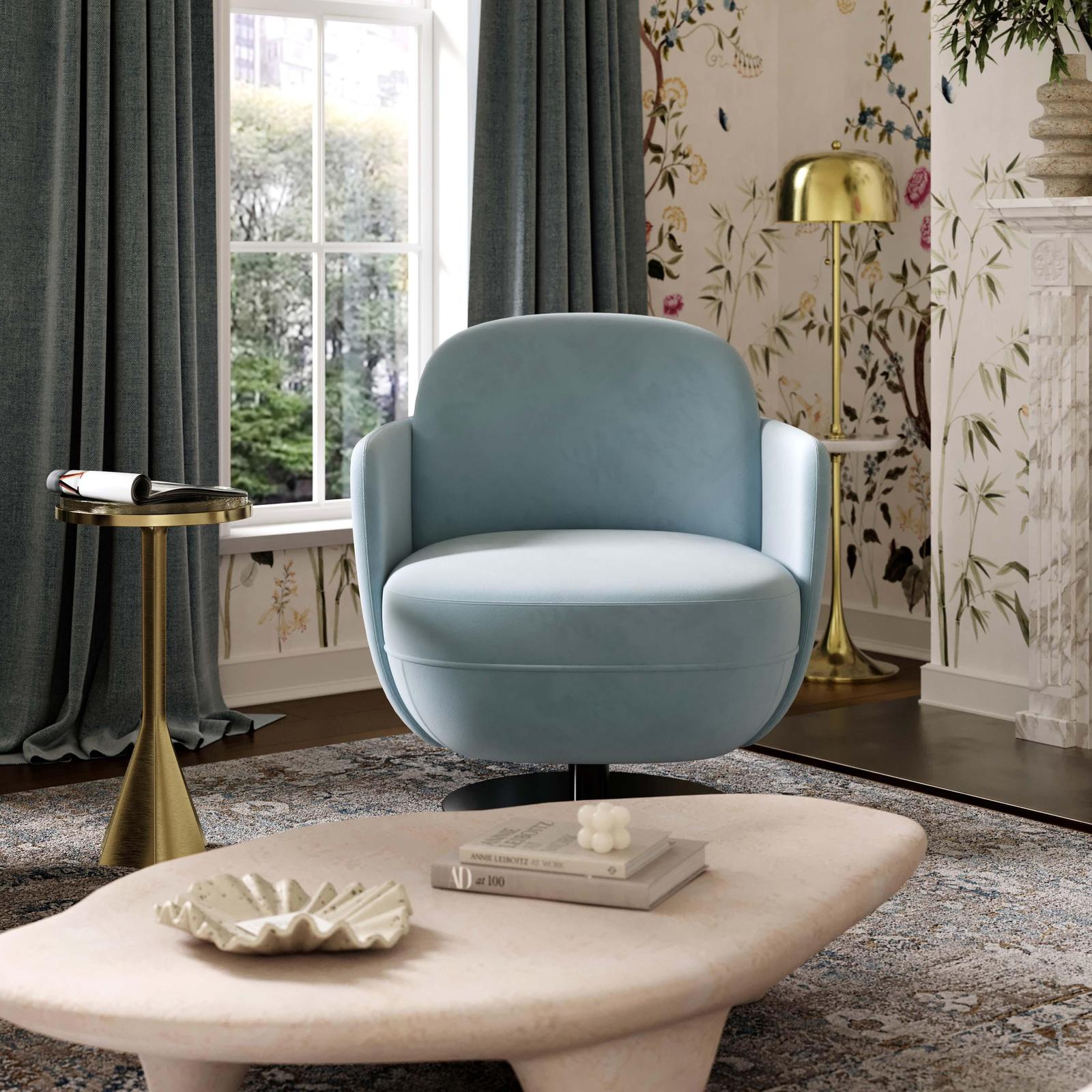 TOV Furniture Solange Swivel Chair