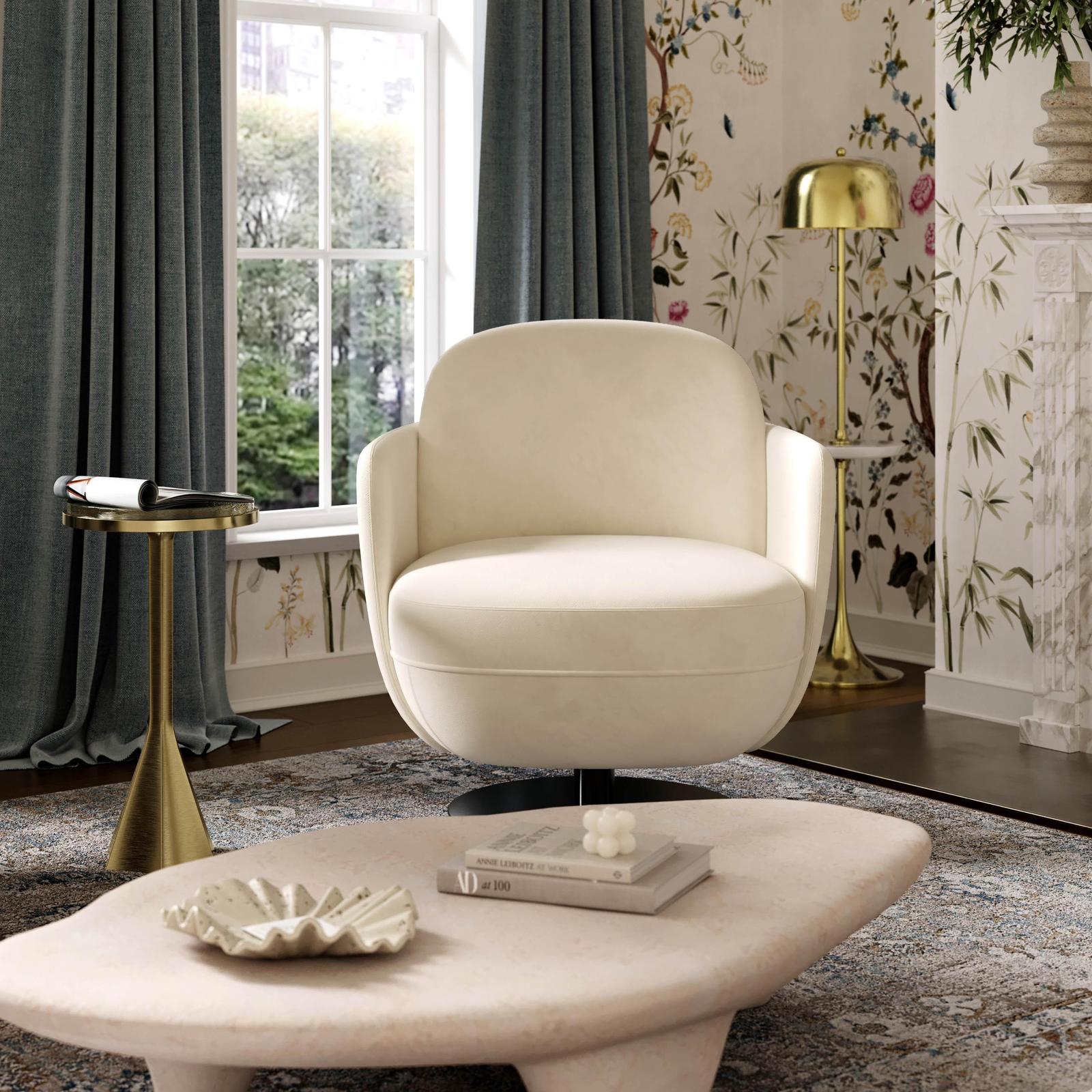 TOV Furniture Solange Swivel Chair