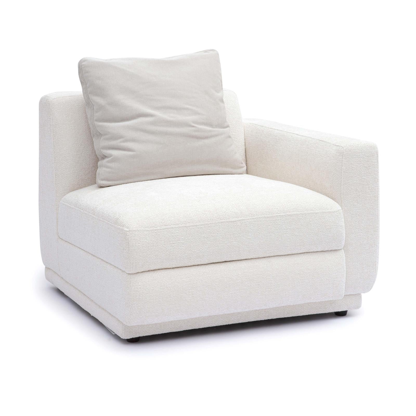TOV Furniture Perry Cream Chenille Modular Chair