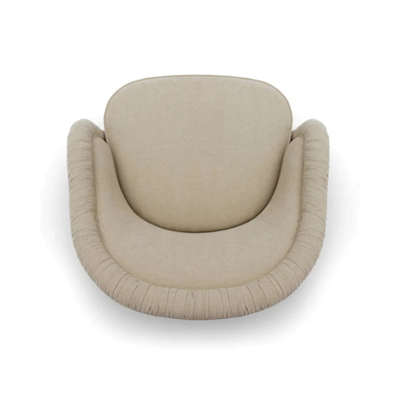 TOV Furniture Pamela Tan Performance Chenille Tasseled Lounge Accent Chair