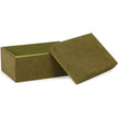 TOV Furniture Pisa Green Vegan Suede Contract-Grade Storage Box