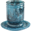 TOV Furniture Channeled Swirl Resin Kiddush Cup