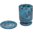 TOV Furniture Channeled Swirl Resin Kiddush Cup