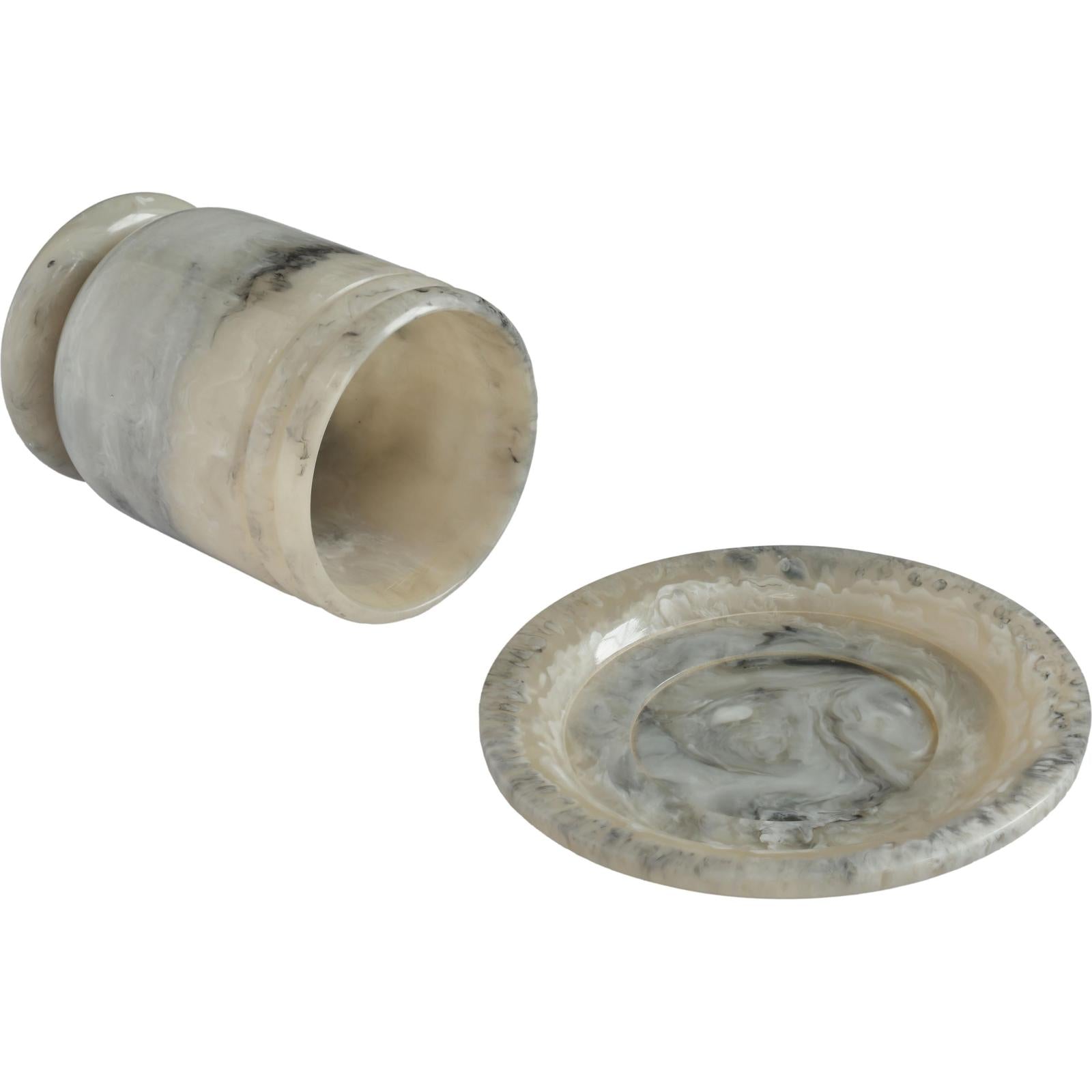 TOV Furniture Channeled Swirl Resin Kiddush Cup