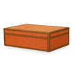 TOV Furniture Acre Orange Cotton Jute Contract-Grade Jewelry Box