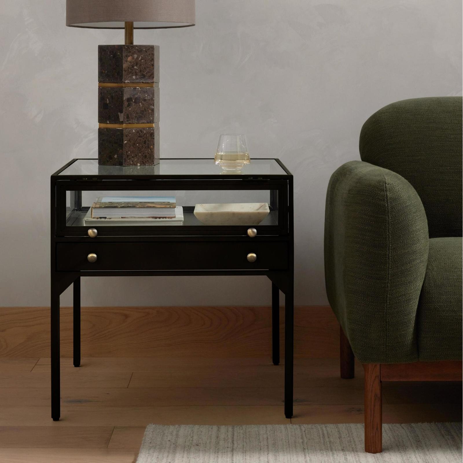 Four Hands Shadow Box End Table