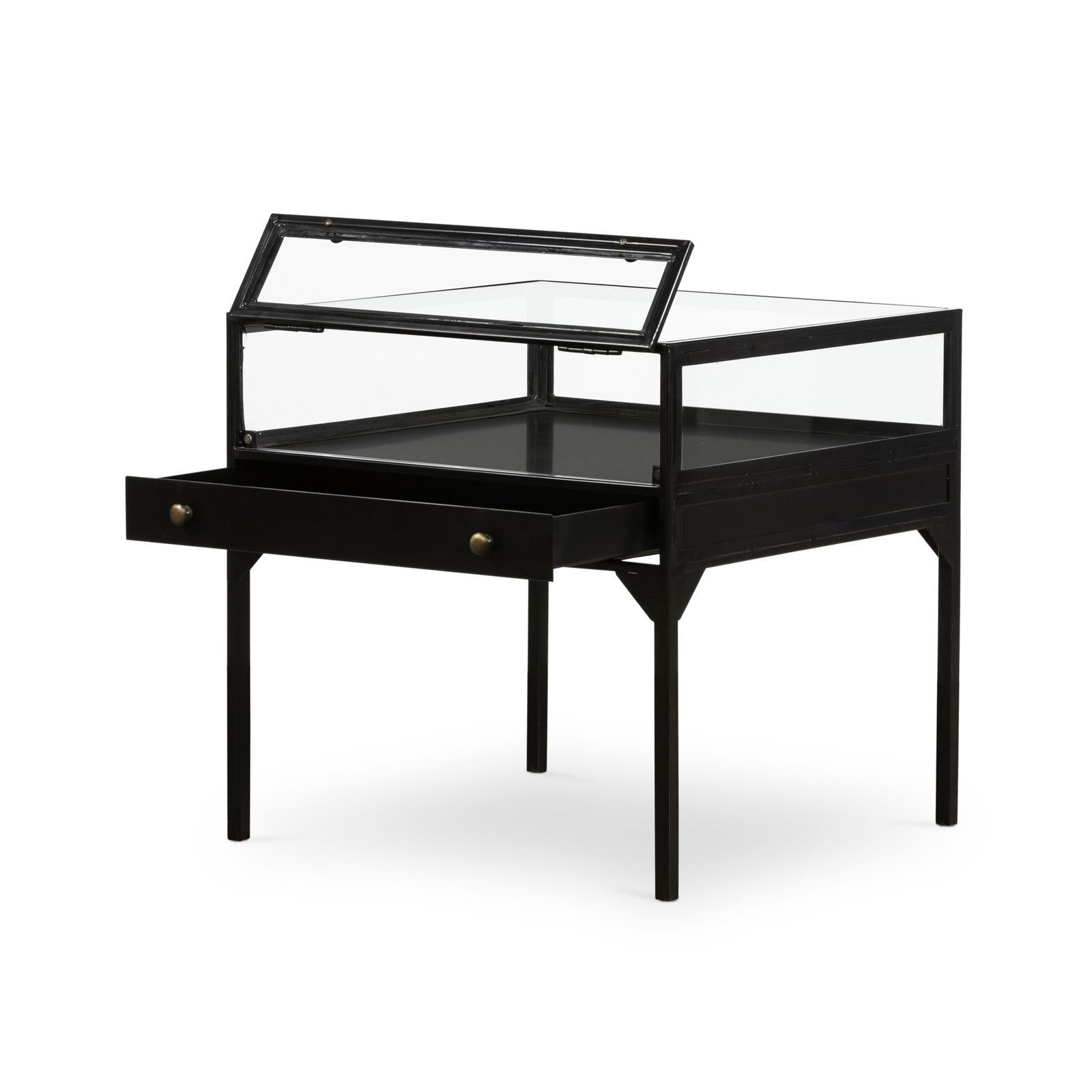 Four Hands Shadow Box End Table