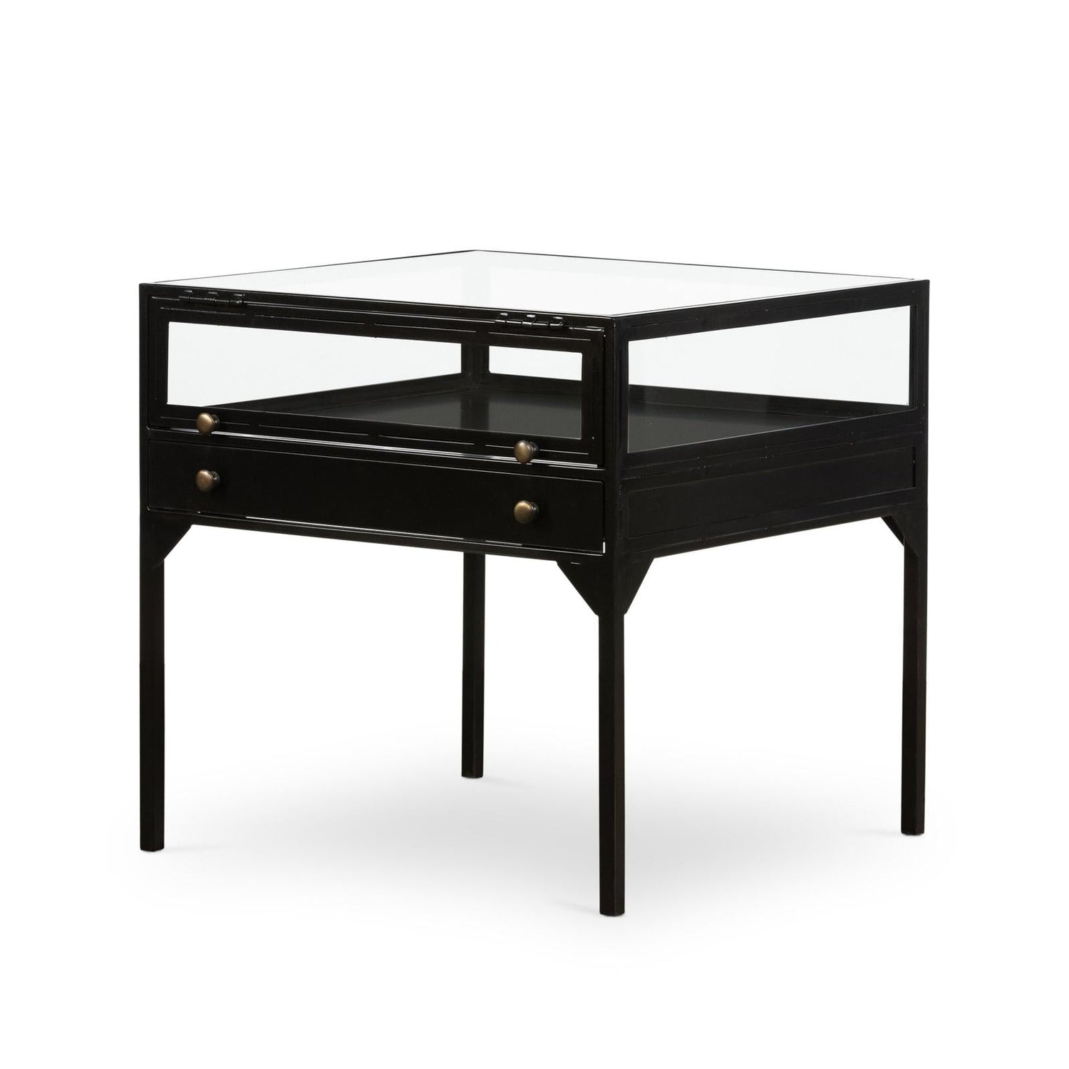 Four Hands Shadow Box End Table
