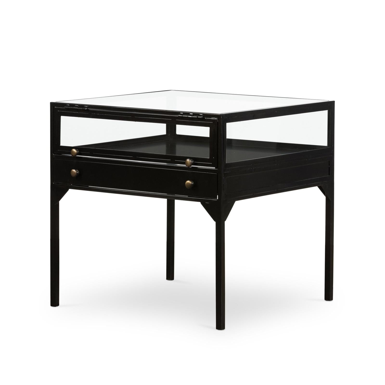 Four Hands Shadow Box End Table