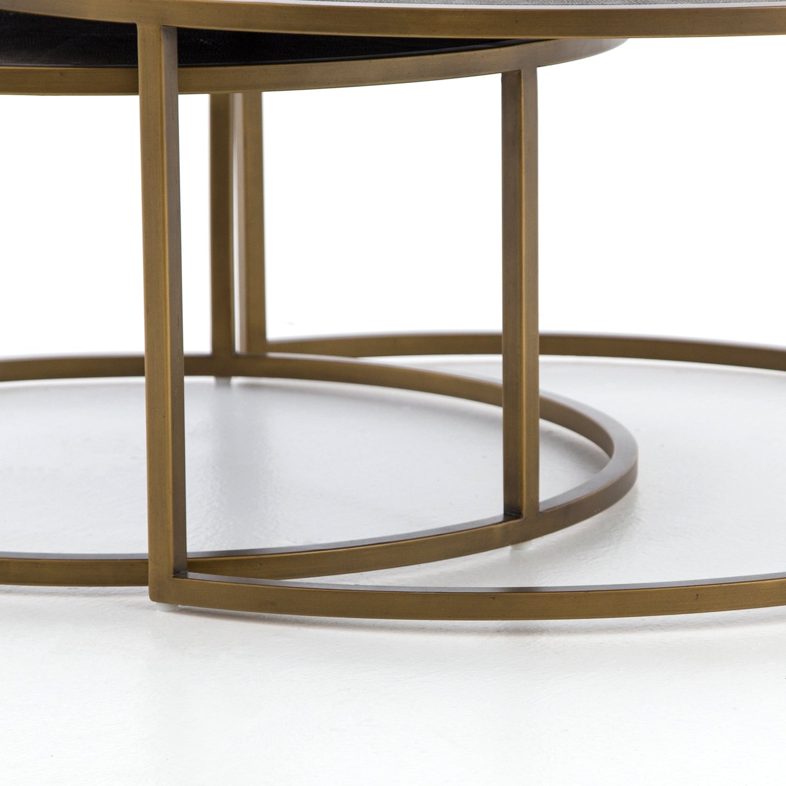 Four Hands Shagreen Nesting Coffee Table