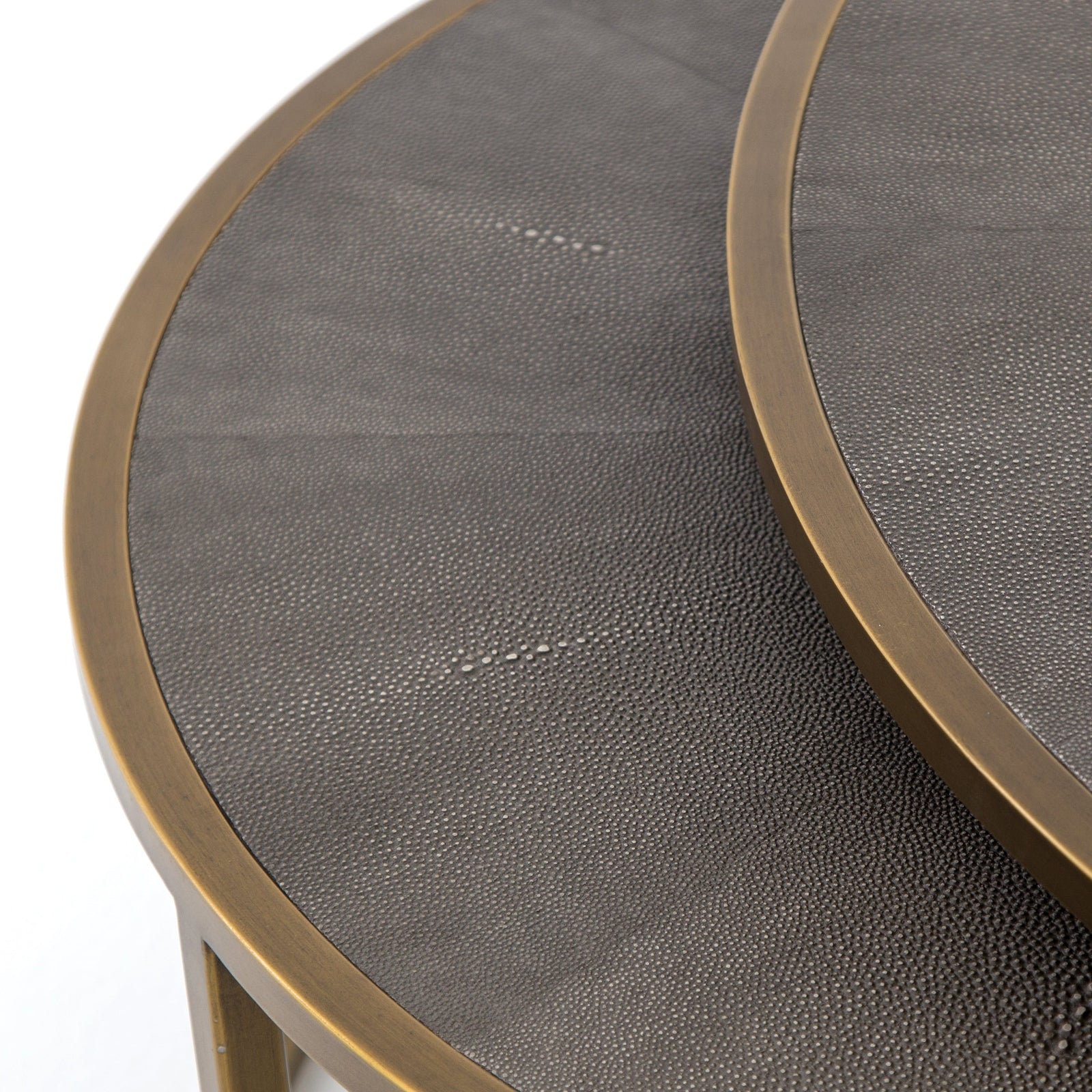Four Hands Shagreen Nesting Coffee Table
