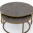Four Hands Shagreen Nesting Coffee Table