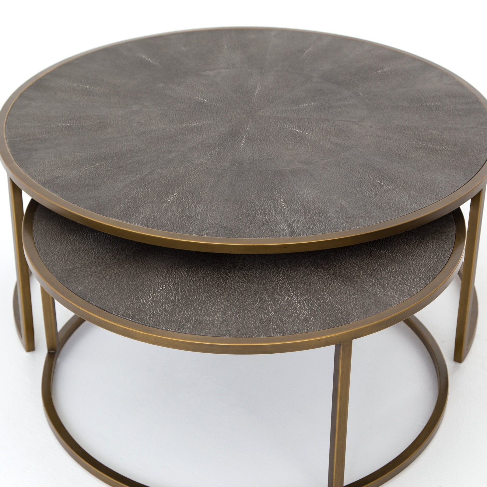 Four Hands Shagreen Nesting Coffee Table