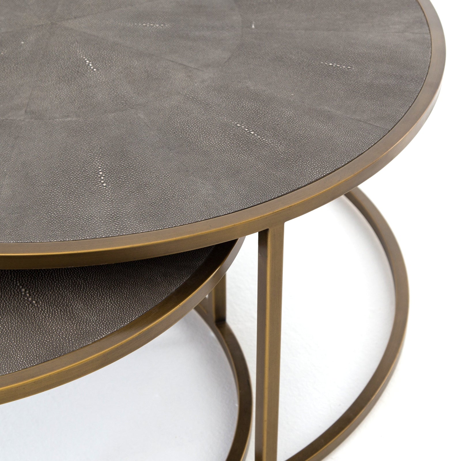Four Hands Shagreen Nesting Coffee Table
