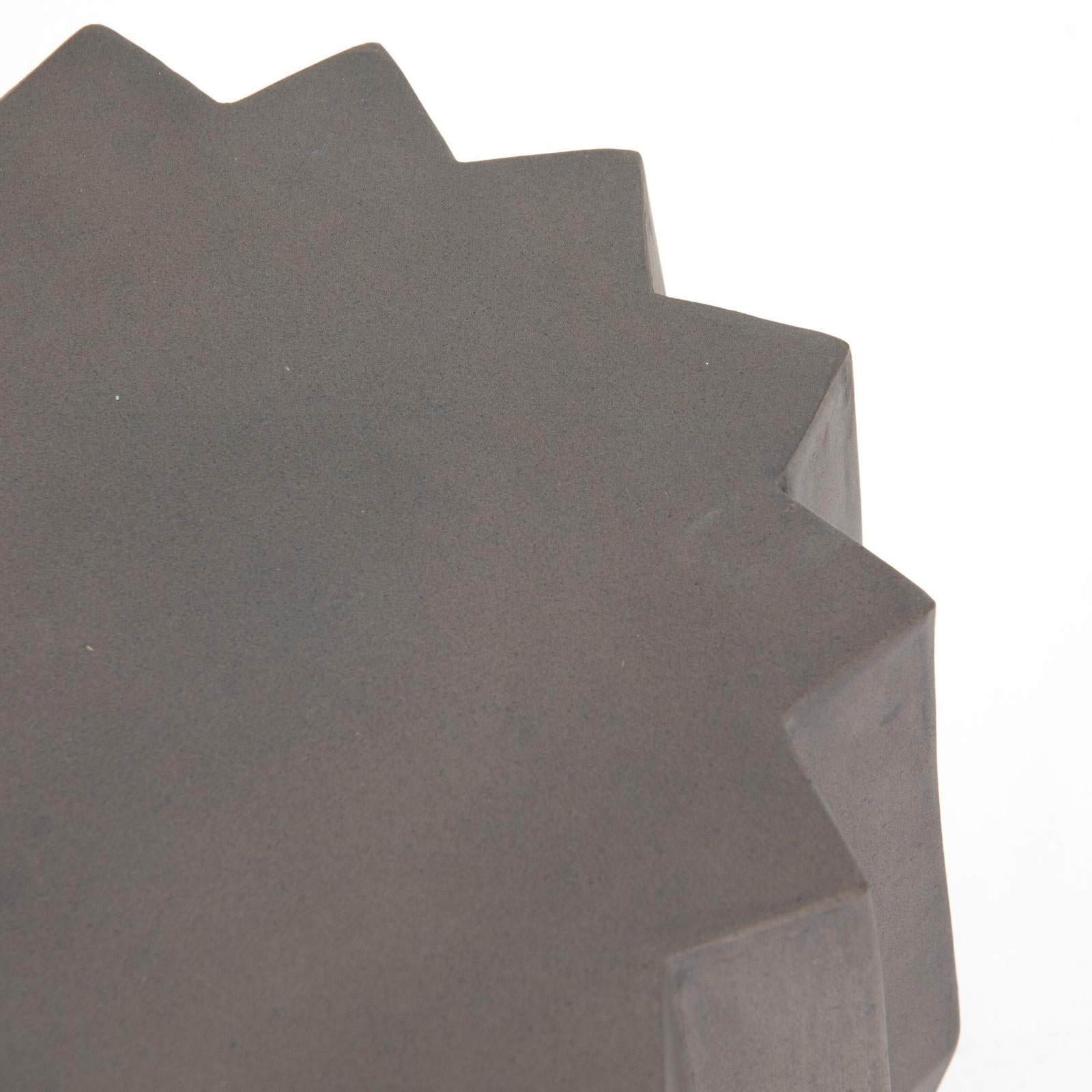 Gem Outdoor End Table-Dark Grey