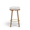 TOV Furniture Oodle Performance Vegan Mohair Bar Stool