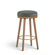 TOV Furniture Oodle Performance Vegan Mohair Bar Stool