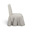 TOV Furniture Gertrude Striped Performance Linen Skirted Dining Chair