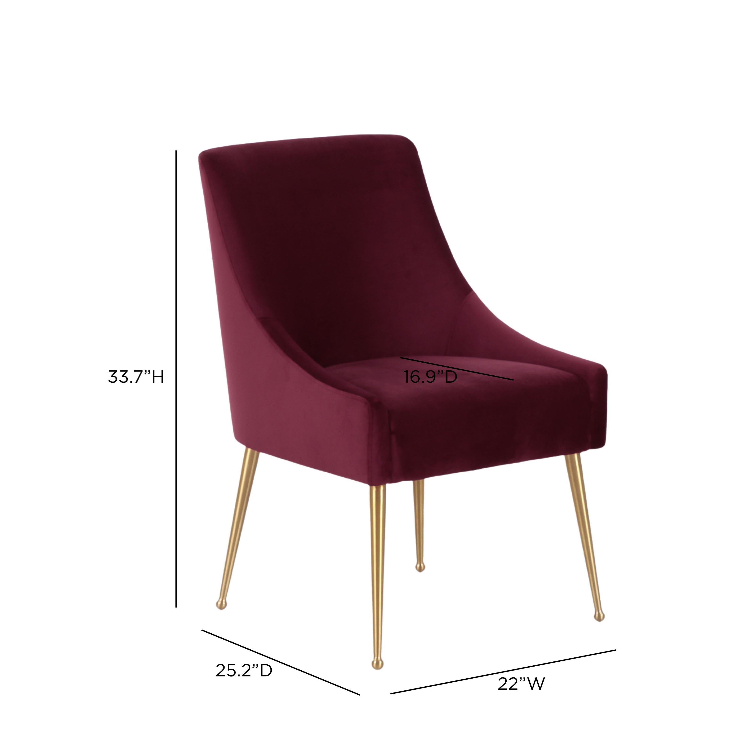 TOV Furniture Beatrix Performance Velvet Dining Chair