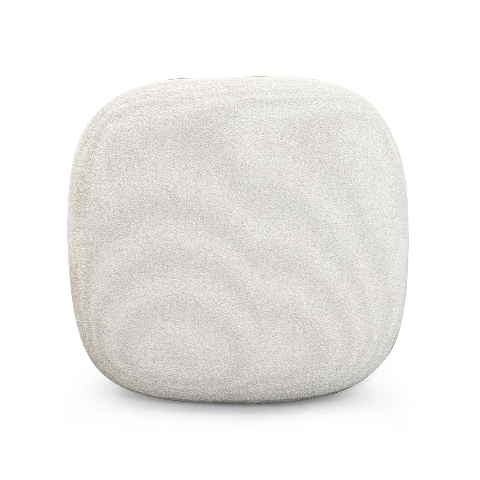 TOV Furniture Domina Boucle Ottoman