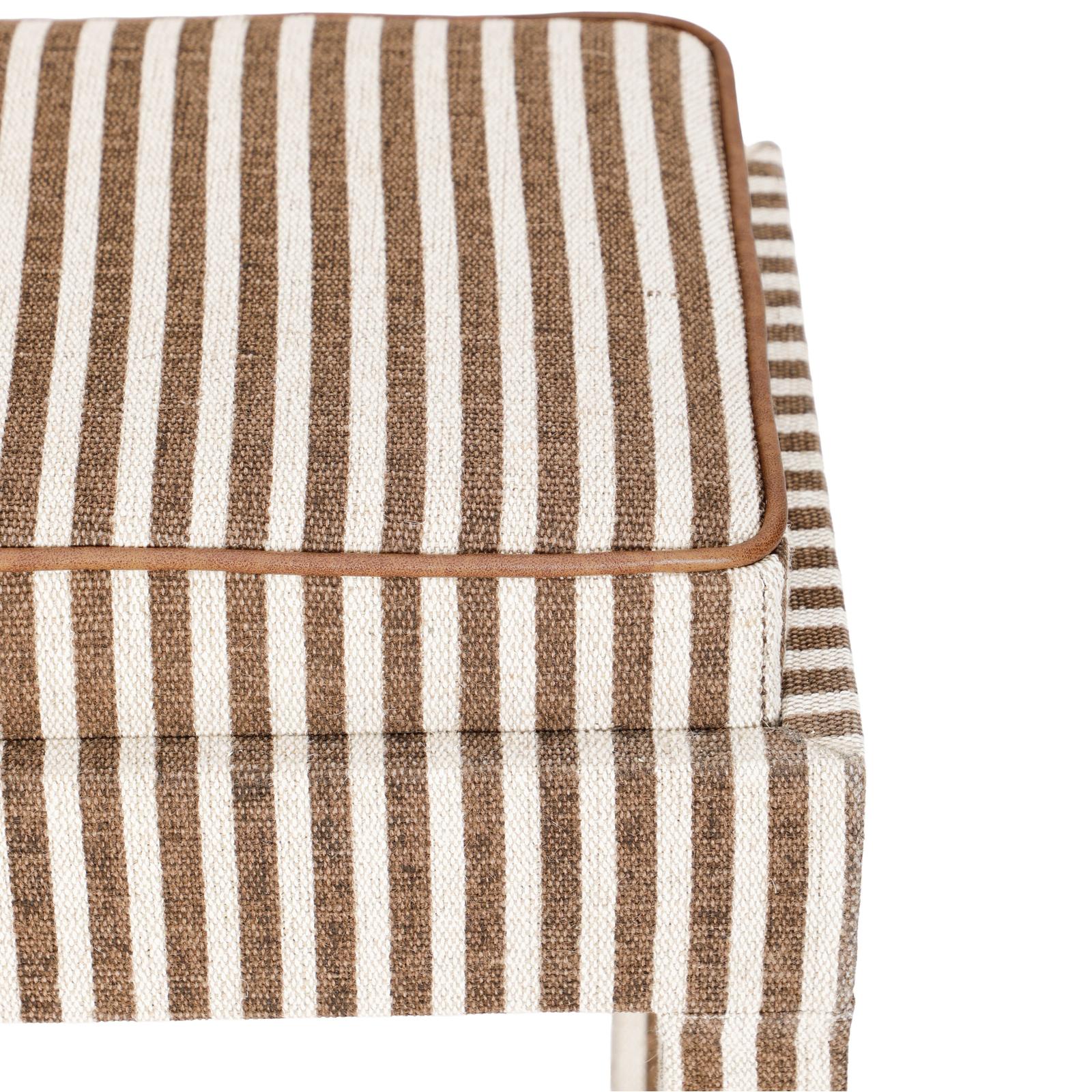 TOV Furniture Kora Cotton Jute Contract-Grade Accent Stool