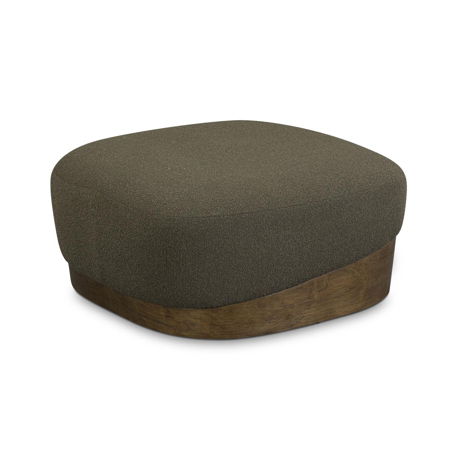TOV Furniture Domina Boucle Ottoman