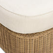 TOV Furniture Axel Boucle Outdoor Ottoman