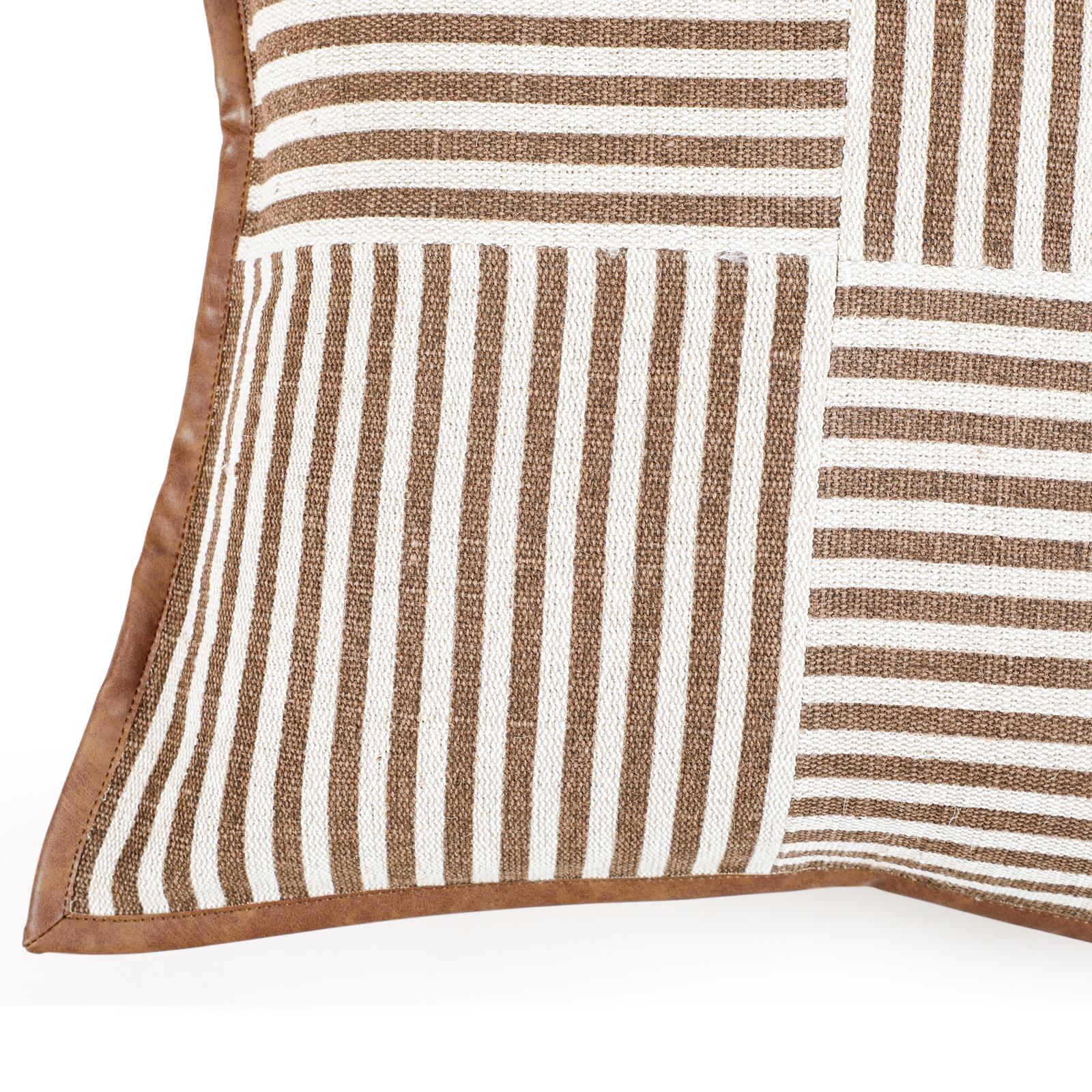TOV Furniture Kora Cotton Jute Contract-Grade Throw Pillow