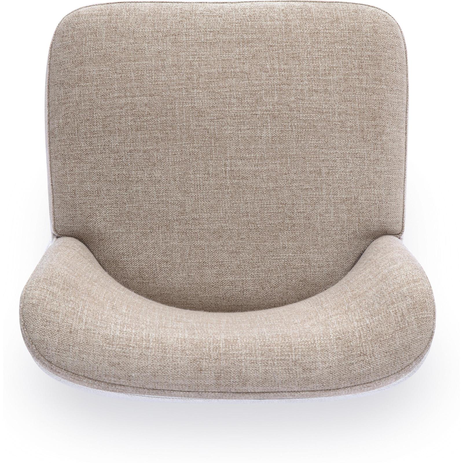 TOV Furniture Melissa Performance Fabric Rolling Dining Chair