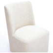 TOV Furniture Melissa Performance Fabric Rolling Dining Chair