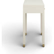 TOV Furniture Dani Cream Faux Shagreen 2-Drawer Console Table