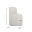 TOV Furniture Persa Round Back Performance Chenille Dining Chair