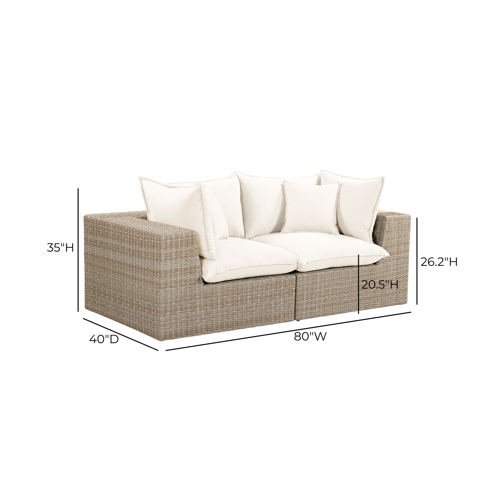 TOV Furniture Cali 80