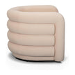 TOV Furniture Curves Performance Velvet Swivel Accent Chair