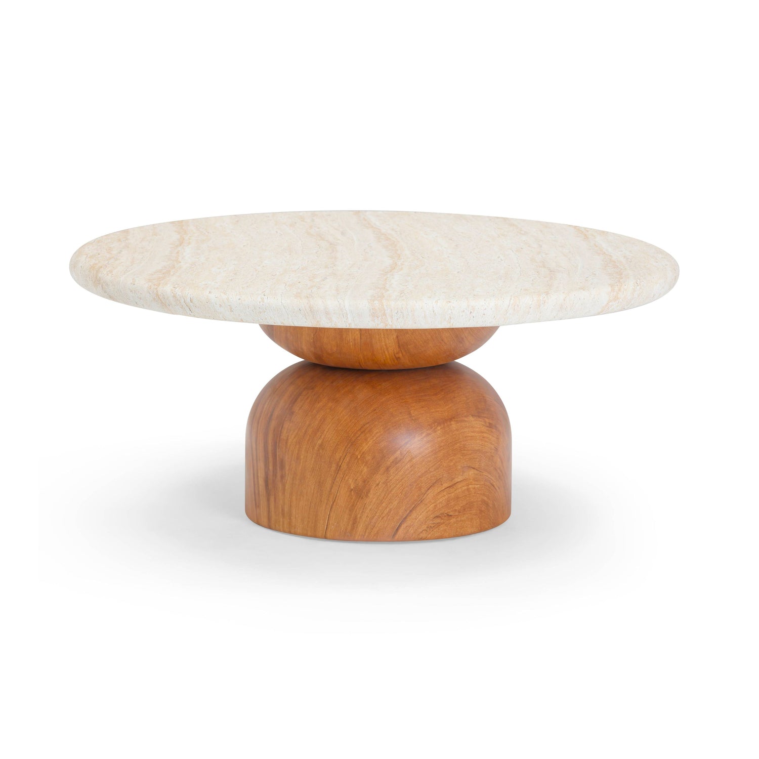 TOV Furniture Cynthia 36" Concrete Indoor/Outdoor Coffee Table