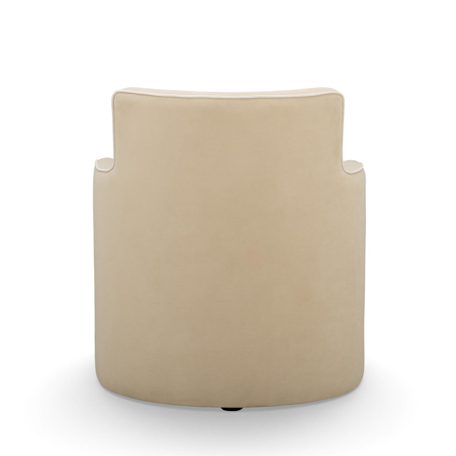 TOV Furniture Passe Tasseled Velvet Swivel Accent Chair