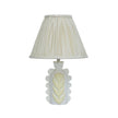 TOV Furniture Edith Scalloped Papier Mache Flower Pleated Table Lamp
