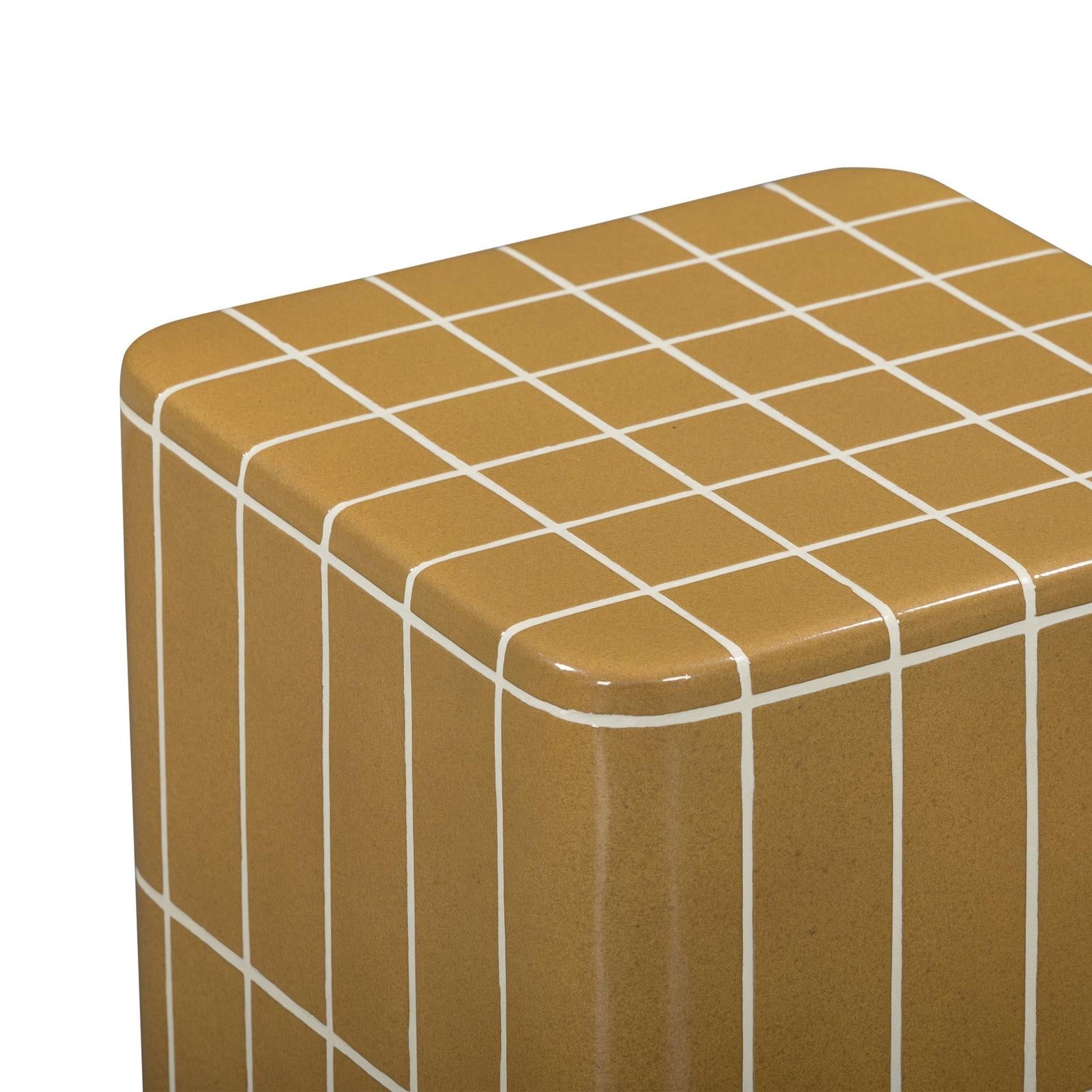 TOV Furniture Tatiana Square Concrete Indoor/Outdoor Side Table