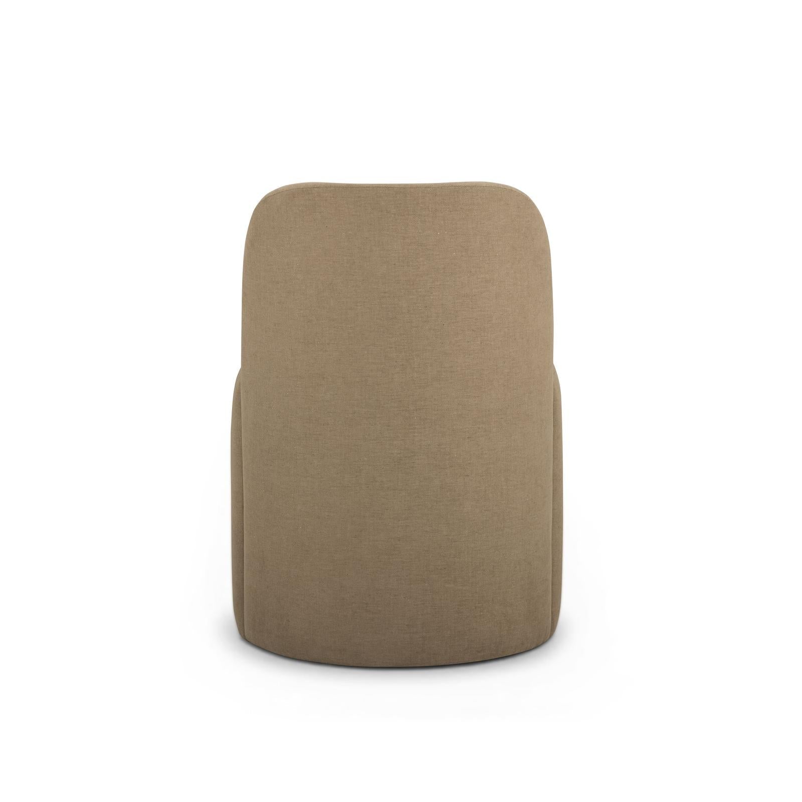 TOV Furniture Persa Round Back Performance Chenille Dining Chair