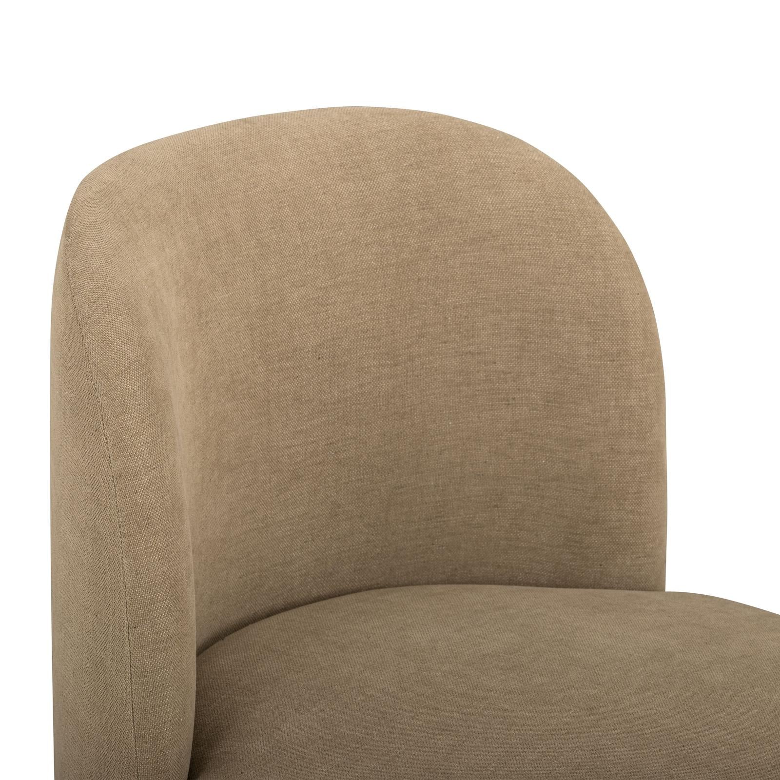 TOV Furniture Persa Round Back Performance Chenille Dining Chair